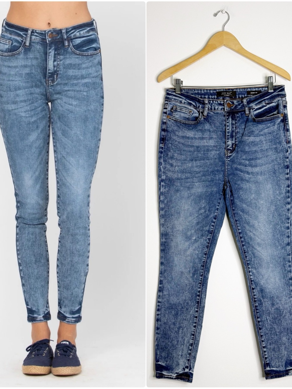 Judy Blue Skinny Jeans Size 11/30 Medium Wash Stretch Denim Style JB88158